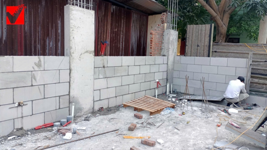 Gạch bê tông nhẹ lõi xốp VRO